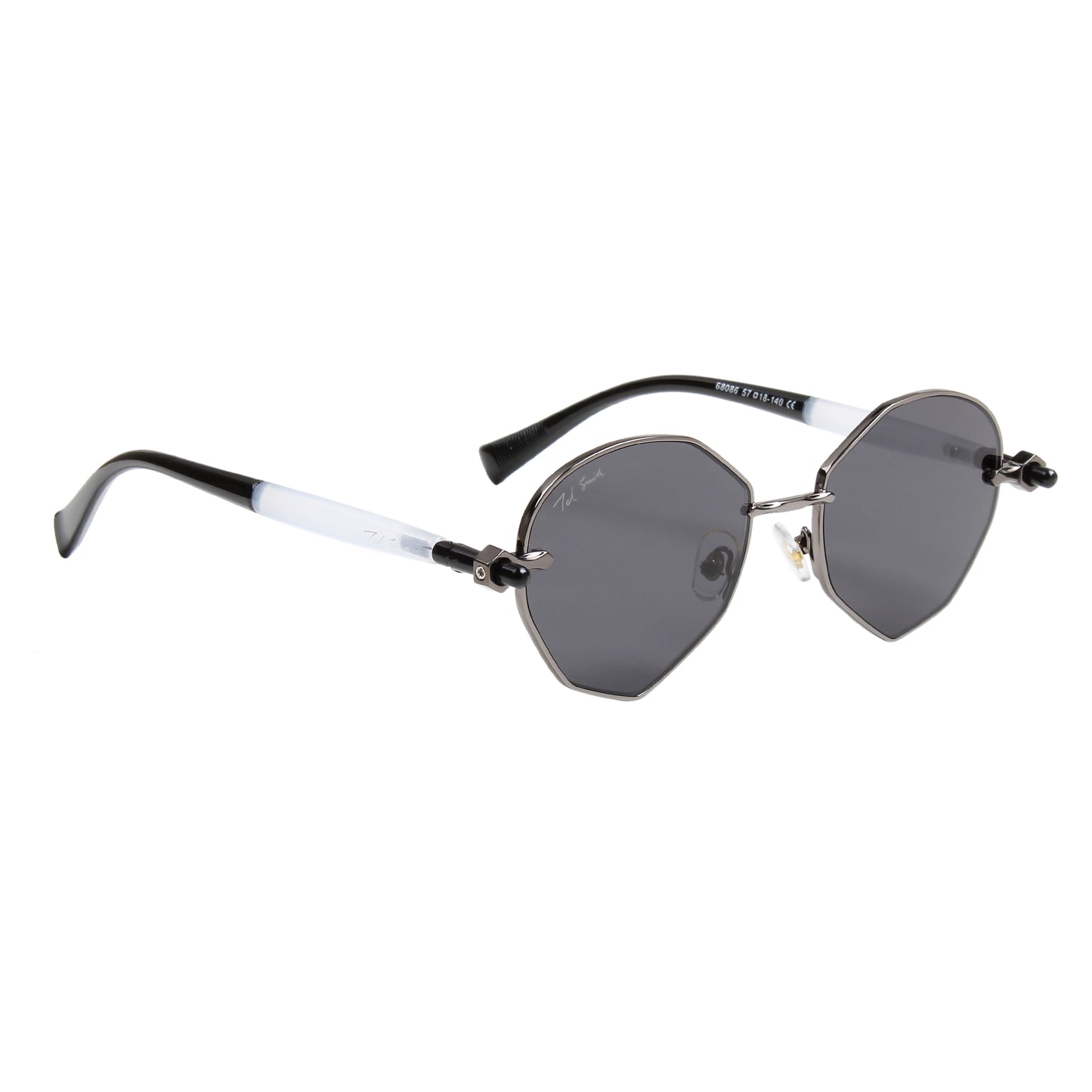MELANIE UNISEX OVAL METAL SUNGLASSES BY TED SMITH (IN 4 COLORS)