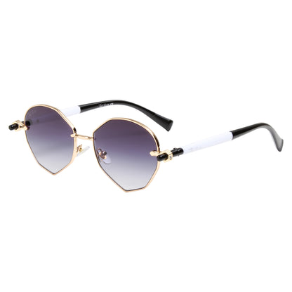 MELANIE UNISEX OVAL METAL SUNGLASSES BY TED SMITH (IN 4 COLORS)