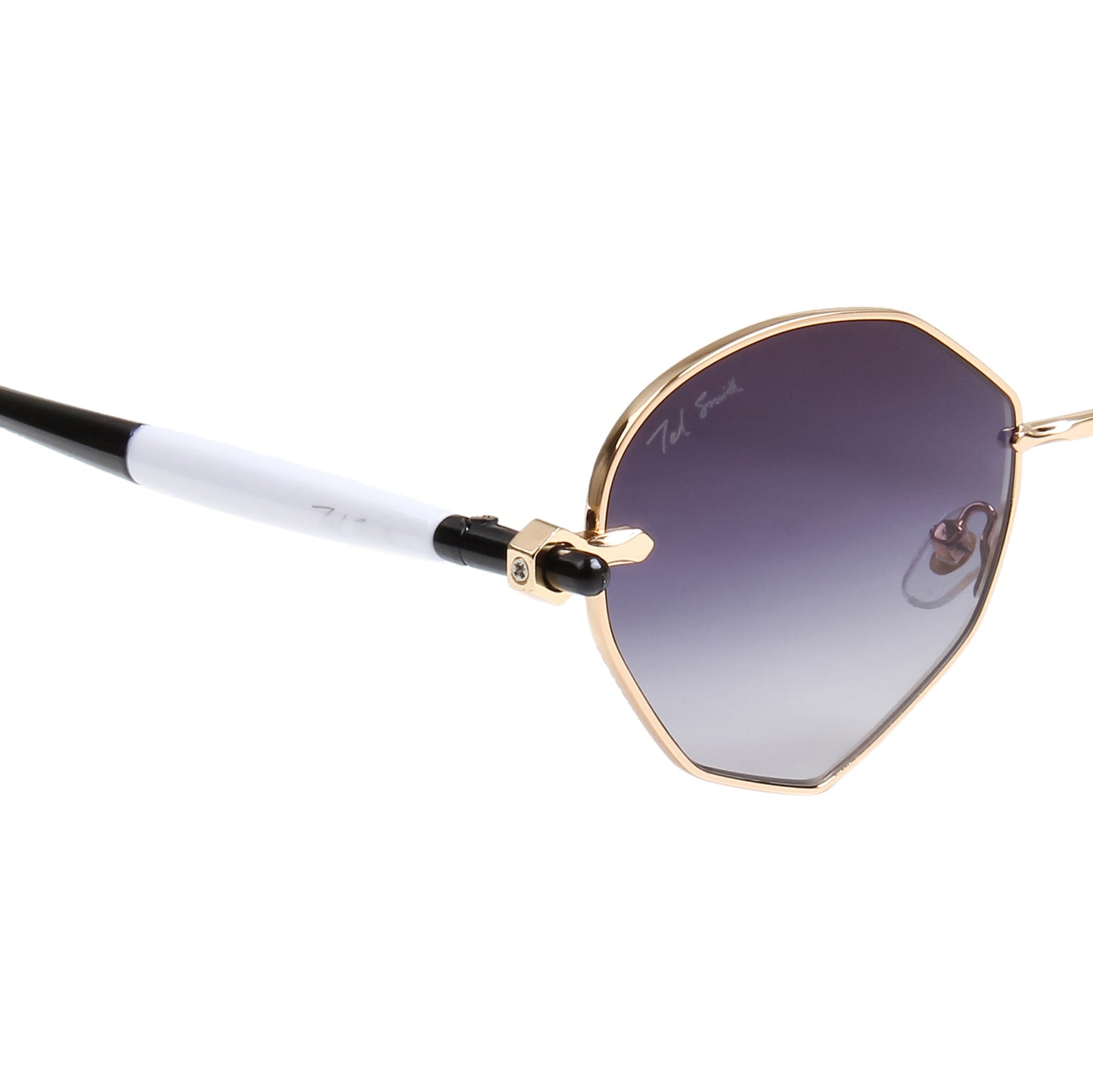 MELANIE UNISEX OVAL METAL SUNGLASSES BY TED SMITH (IN 4 COLORS)