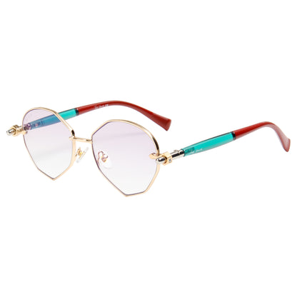 MELANIE UNISEX OVAL METAL SUNGLASSES BY TED SMITH (IN 4 COLORS)