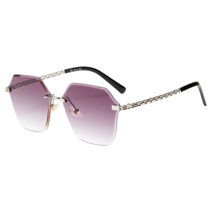 STELLA UNISEX SQUARE METAL SUNGLASSES BY TED SMITH (IN 3 COLORS)