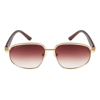 TREXY 2 UNISEX AVIATOR METAL SUNGLASSES BY TED SMITH (IN 4 COLORS)