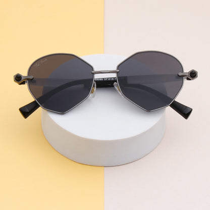 MELANIE UNISEX OVAL METAL SUNGLASSES BY TED SMITH (IN 4 COLORS)