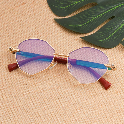 MELANIE UNISEX OVAL METAL SUNGLASSES BY TED SMITH (IN 4 COLORS)