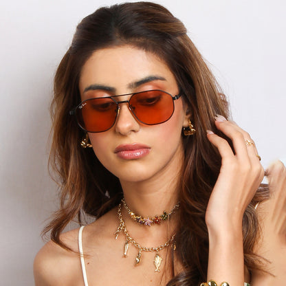STRIKER | AVIATOR FULL RIM METAL SUNGLASSES (IN 7 COLOURS)