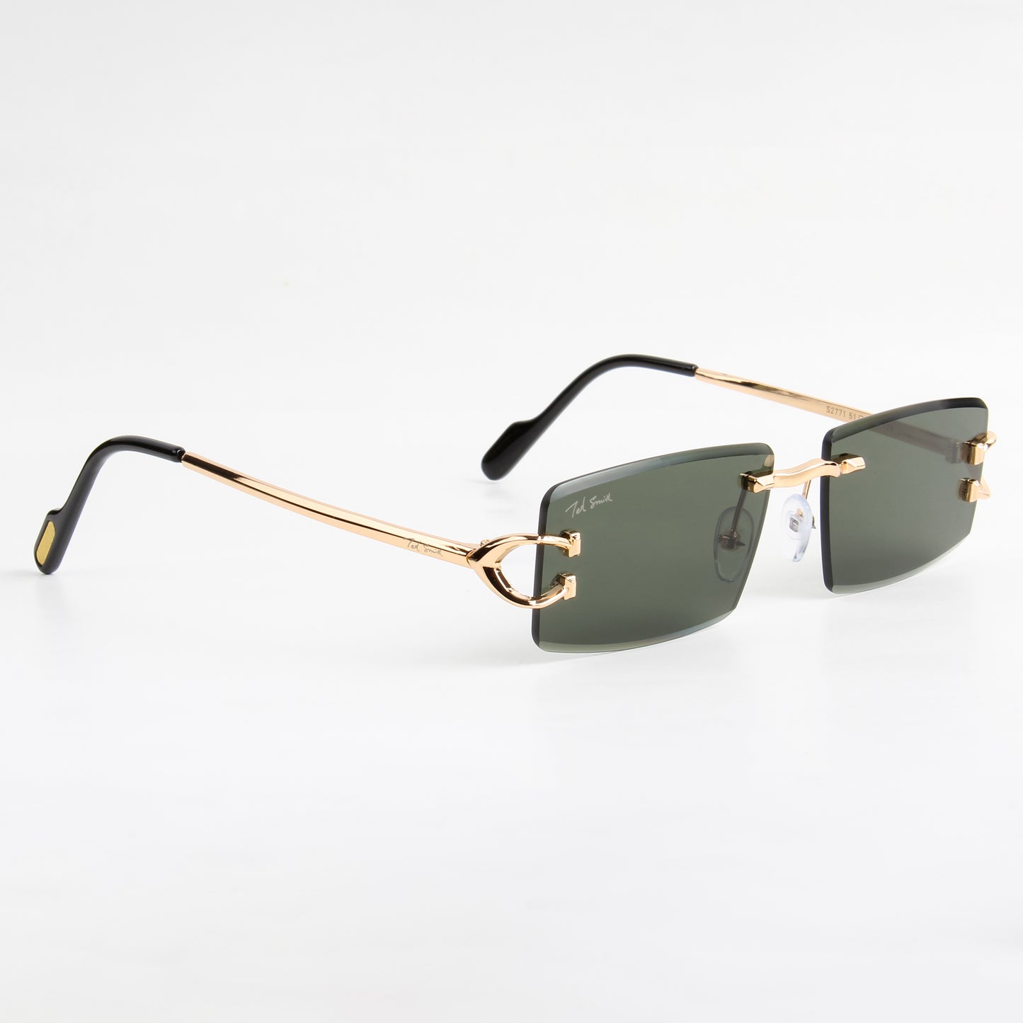 LUCENT | RIMLESS RECTANGLE SUNGLASSES IN METAL (IN 2 COLOURS)