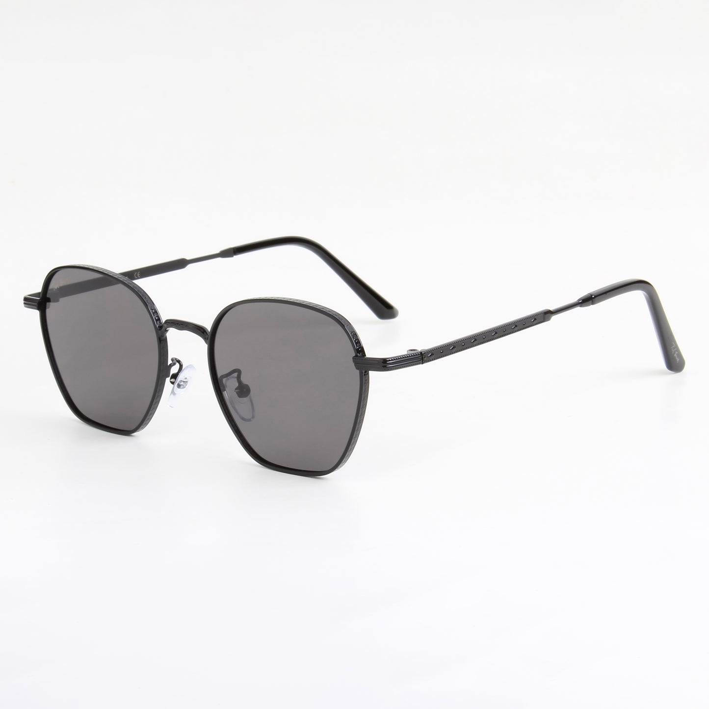 SANTOS | ROUNDED SQUARE SUNGLASSES IN METAL (IN 4 COLOURS)