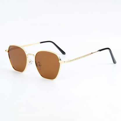 SANTOS | ROUNDED SQUARE SUNGLASSES IN METAL (IN 4 COLOURS)