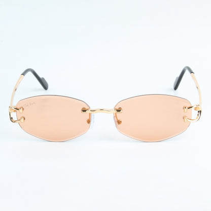 MONACO | RIMLESS OVAL SUNGLASSES IN METAL (IN 3 COLOURS)