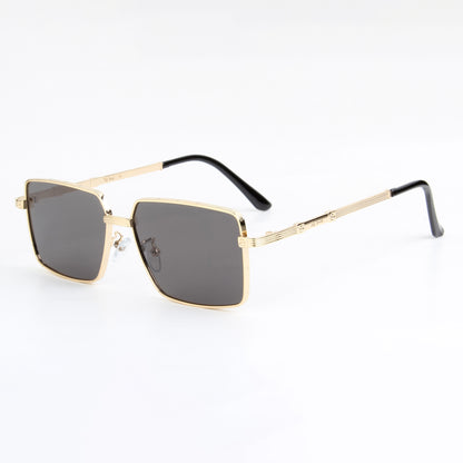 VECTOR | RECTANGLE FULL RIM SUNGLASSES IN METAL (IN 3 COLOURS)