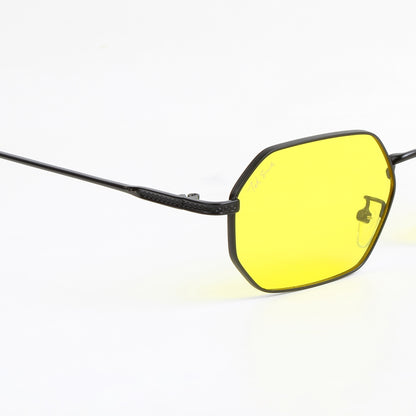 MIATA | FULLRIM HEXAGONAL SUNGLASSES IN METAL ( IN 5 COLOURS)