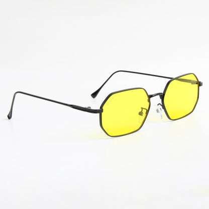 MIATA | FULLRIM HEXAGONAL SUNGLASSES IN METAL ( IN 5 COLOURS)