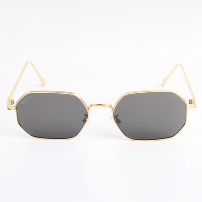 MIATA | FULLRIM HEXAGONAL SUNGLASSES IN METAL ( IN 5 COLOURS)