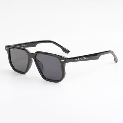 BENTLEY | SQUARE WAYFARER SUNGLASSES (IN BLACK)