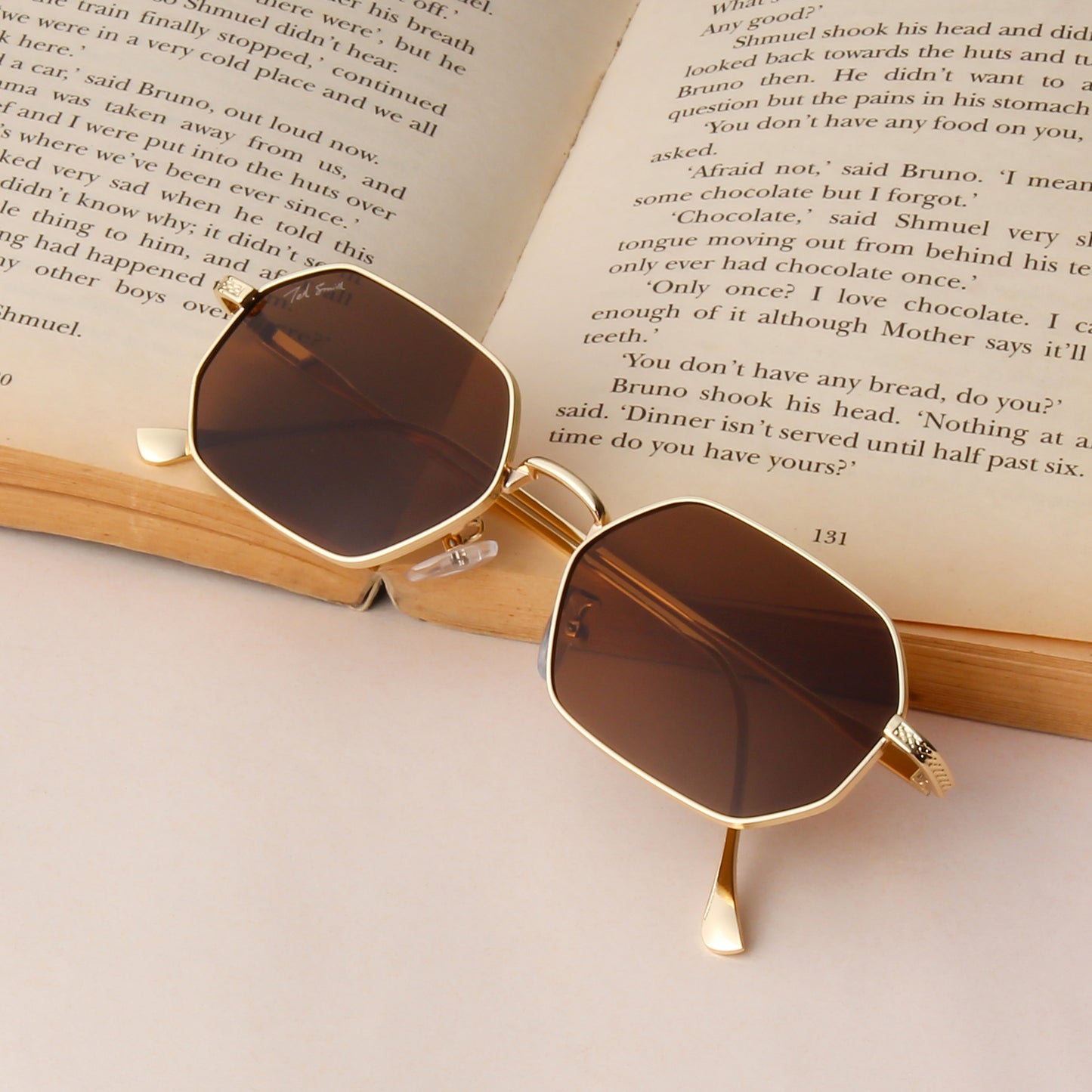 MIATA | FULLRIM HEXAGONAL SUNGLASSES IN METAL ( IN 5 COLOURS)