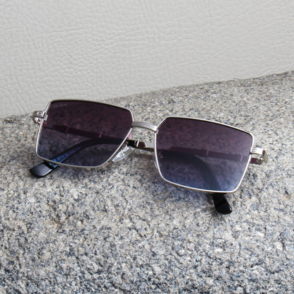 VECTOR | RECTANGLE FULL RIM SUNGLASSES IN METAL (IN 3 COLOURS)
