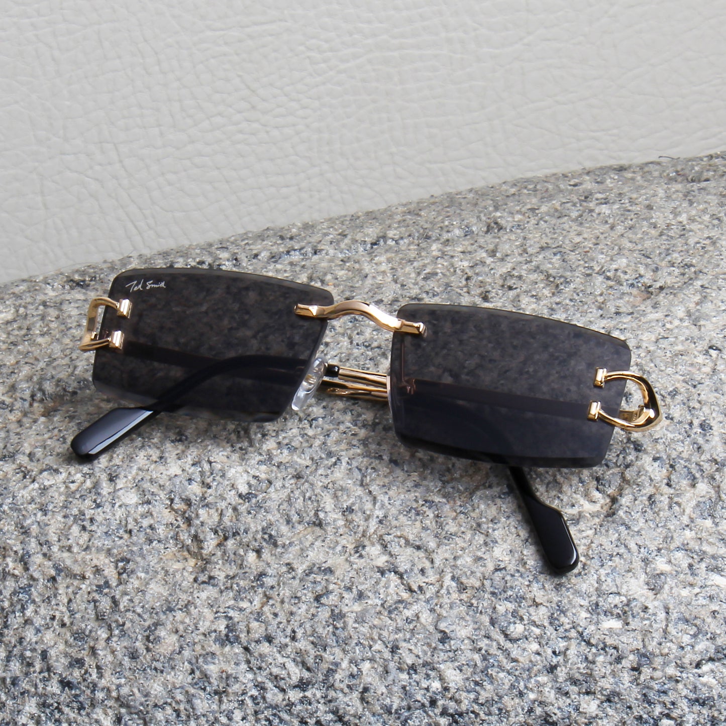 LUCENT | RIMLESS RECTANGLE SUNGLASSES IN METAL (IN 2 COLOURS)