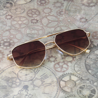 HYPELUX | AVIATOR SUNGLASS IN METAL (IN 3 COLOURS)