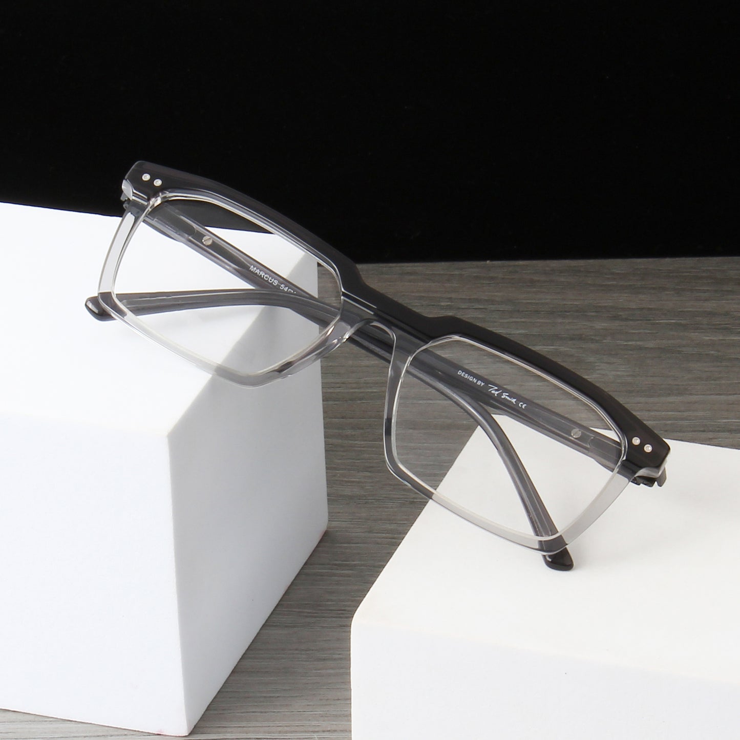 MARCUS | RECTANGLE ACETATE COMPUTER GLASSES (IN 2 COLORS)