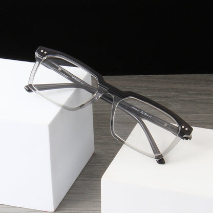 MARCUS | RECTANGLE ACETATE COMPUTER GLASSES (IN 2 COLORS)