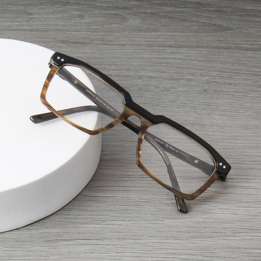 MARCUS | RECTANGLE ACETATE COMPUTER GLASSES (IN 2 COLORS)