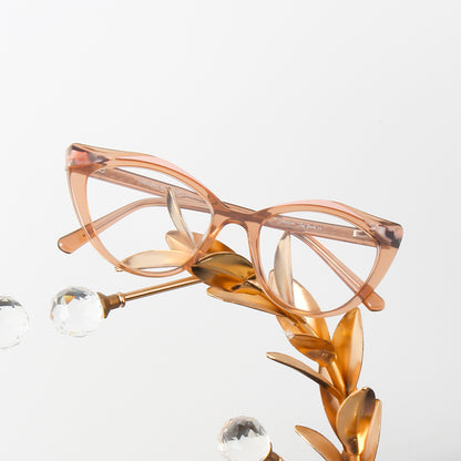 MAZIKEEN | CATEYE ACETATE COMPUTER GLASSES (IN 3 COLORS)