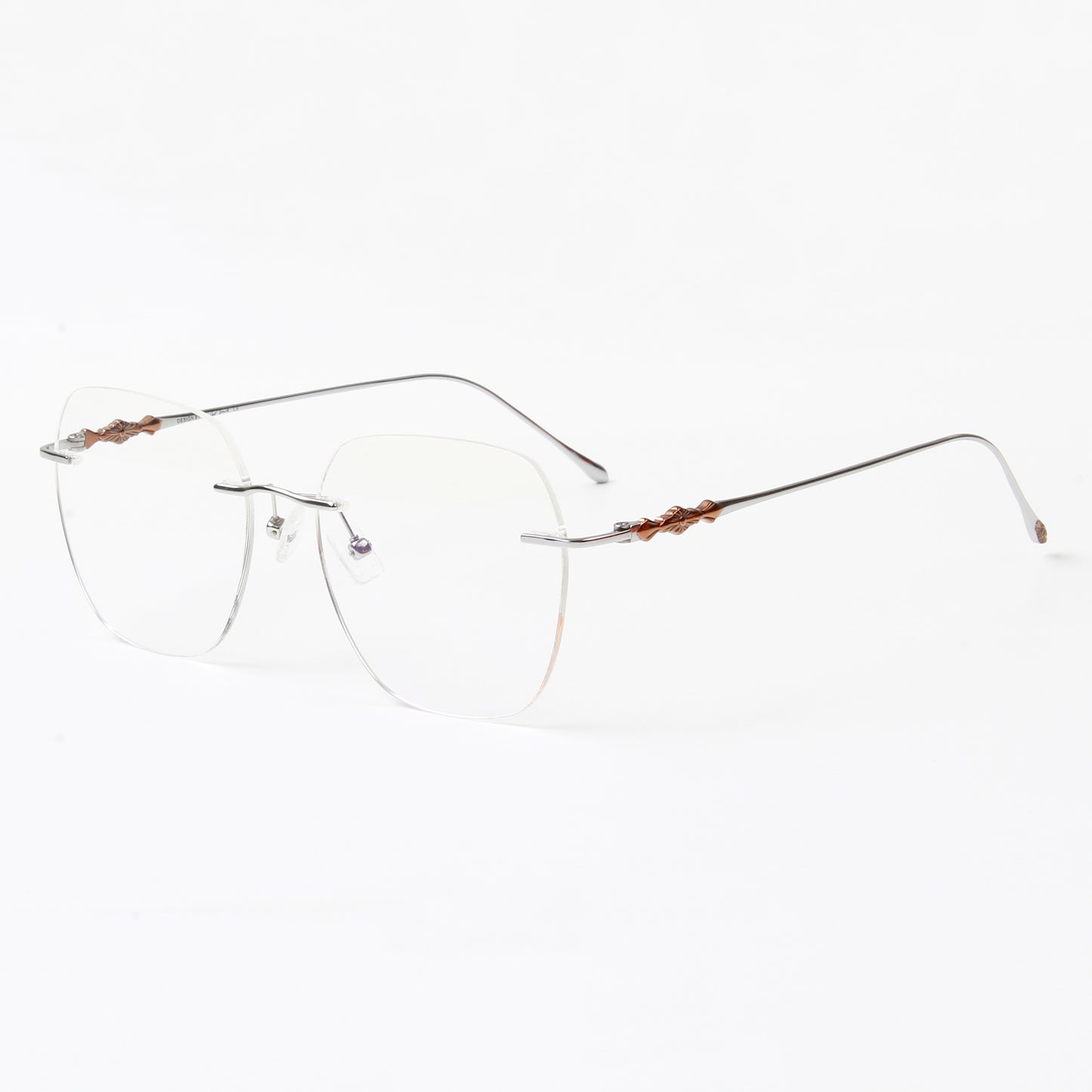 BELLE | WOMENS TITANIUM SQUARE FRAMES (IN 2 COLORS)