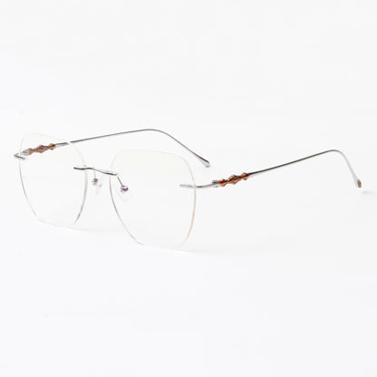 BELLE | WOMENS TITANIUM SQUARE FRAMES (IN 2 COLORS)