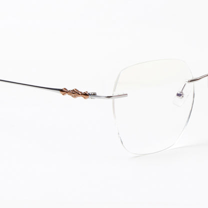 BELLE | WOMENS TITANIUM SQUARE FRAMES (IN 2 COLORS)
