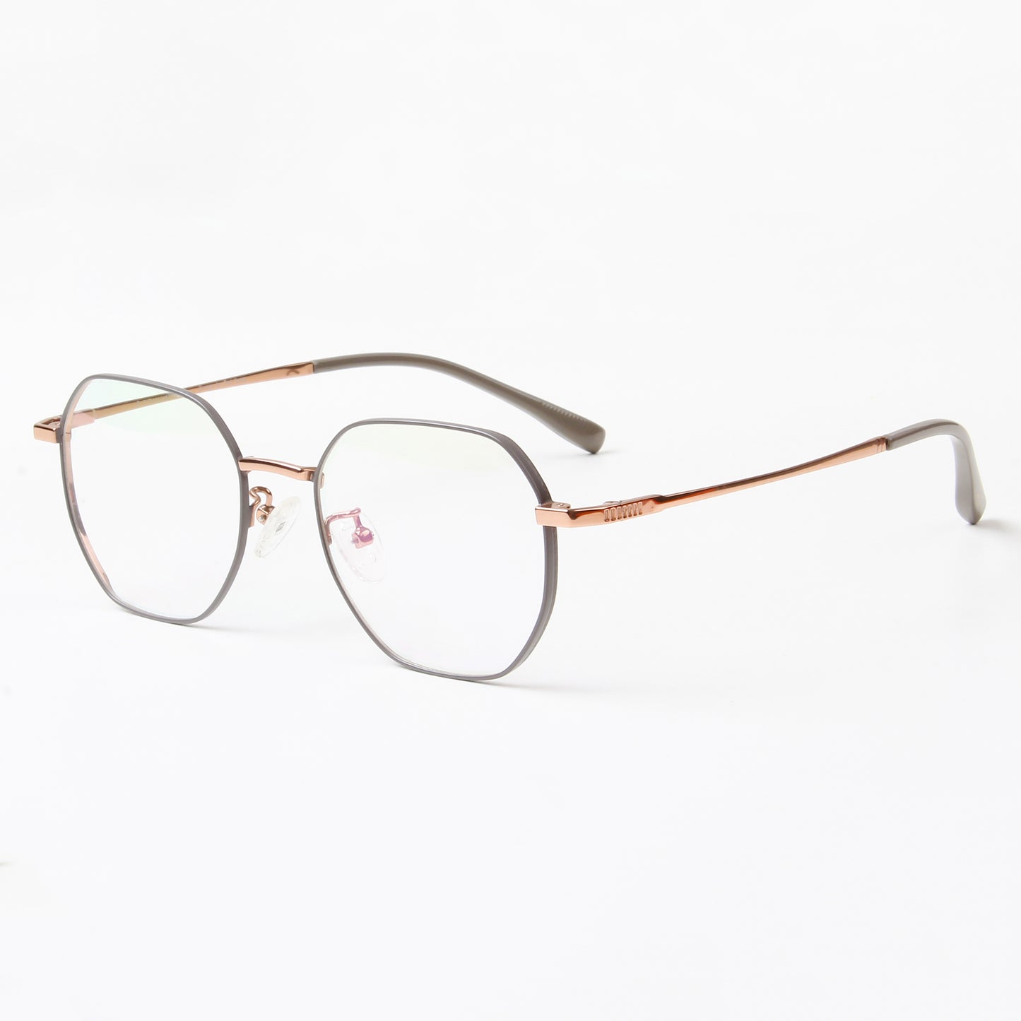 MERYL | UNISEX TITANIUM OCTAGON COMPUTER GLASSES (IN 3 COLORS)