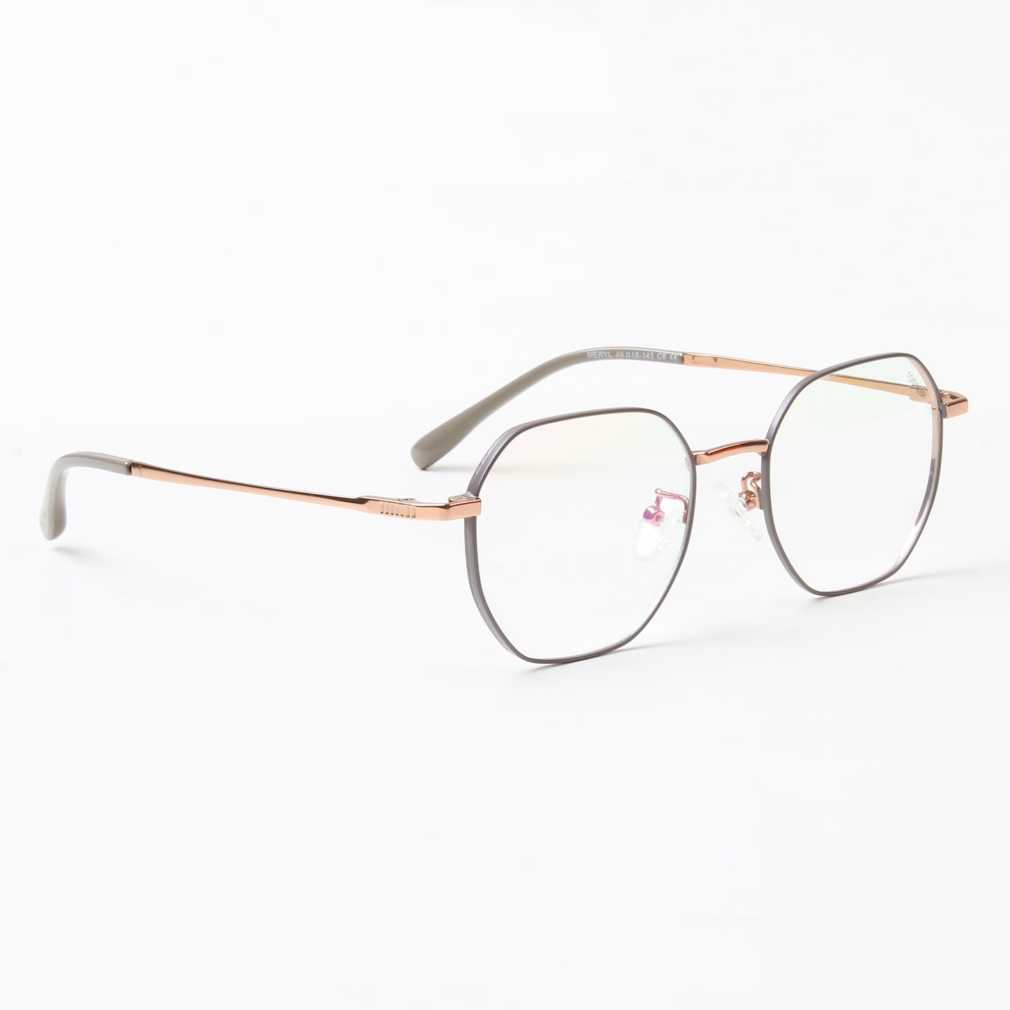 MERYL | UNISEX TITANIUM OCTAGON COMPUTER GLASSES (IN 3 COLORS)