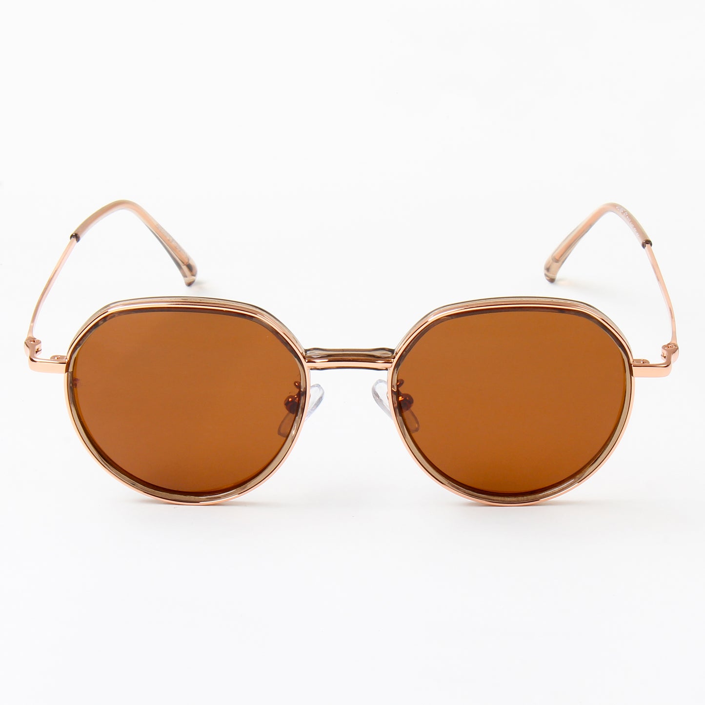 SUN-DUNE | ROUND FULL RIM SUNGLASSES IN METAL (IN 3 COLOURS)