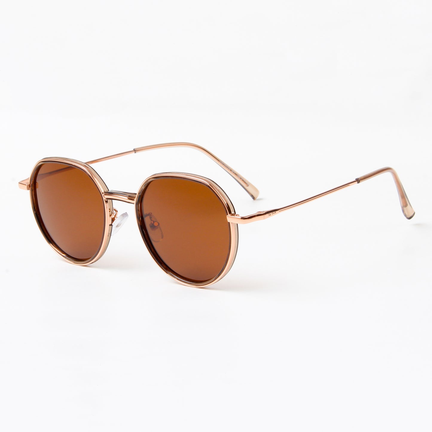 SUN-DUNE | ROUND FULL RIM SUNGLASSES IN METAL (IN 3 COLOURS)