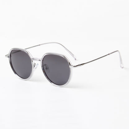 SUN-DUNE | ROUND FULL RIM SUNGLASSES IN METAL (IN 3 COLOURS)