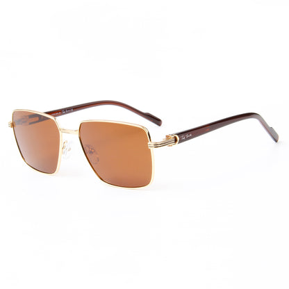 SUN-CLEO 2.0 | SQUARE FULL RIM SUNGLASSES IN METAL (IN 3 COLOURS)