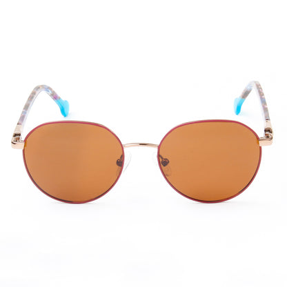 SUN-MAGMA | ROUND FULL RIM SUNGLASSES IN METAL (IN 3 COLOURS)