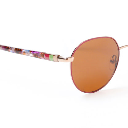 SUN-MAGMA | ROUND FULL RIM SUNGLASSES IN METAL (IN 3 COLOURS)