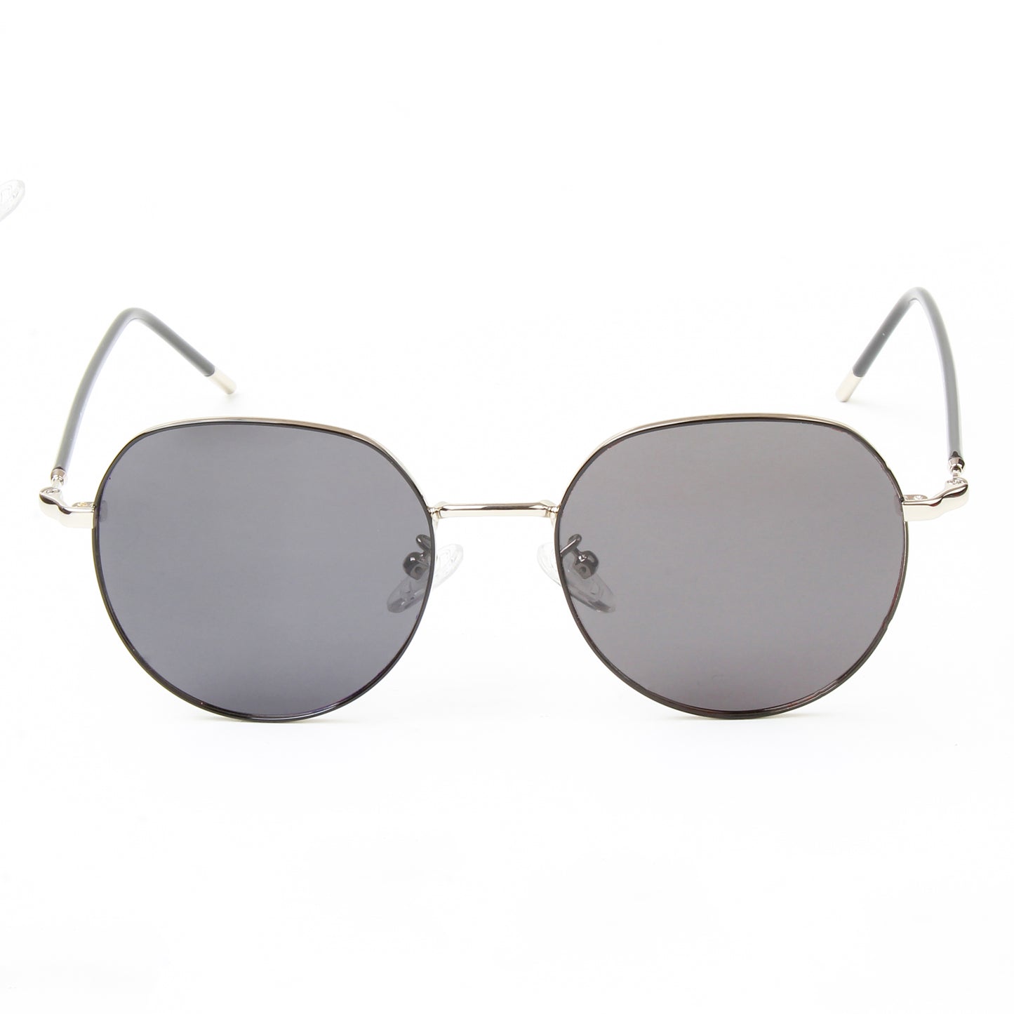 SUN-NIKO | ROUND FULL RIM SUNGLASSES IN METAL (IN 3 COLOURS)