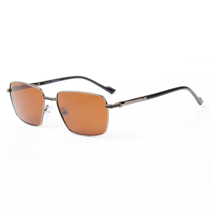 SUN-CLEO | RECTANGLE FULL RIM SUNGLASSES IN METAL (IN 2 COLOURS)