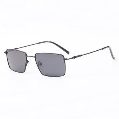 SUN-PARKER 2 | RECTANGLE FULL RIM SUNGLASSES IN METAL (IN 3 COLOURS)