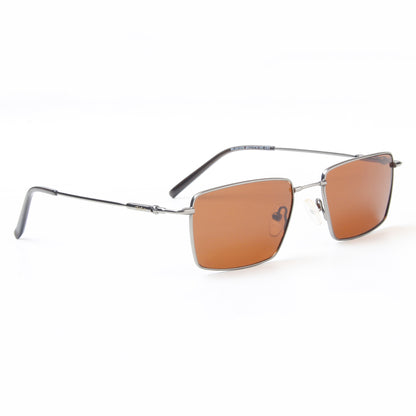 SUN-PARKER 2 | RECTANGLE FULL RIM SUNGLASSES IN METAL (IN 3 COLOURS)