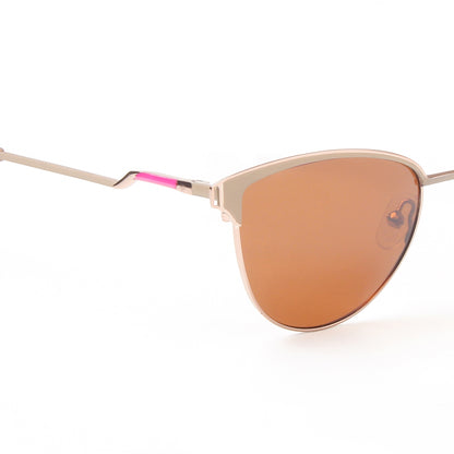 SUN-EMMA | CAT-EYE FULL RIM SUNGLASSES IN METAL (IN 3 COLOURS)