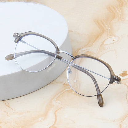 MILLER-X | UNISEX TITANIUM CLUBMASTER COMPUTER GLASSES (IN 3 COLORS)