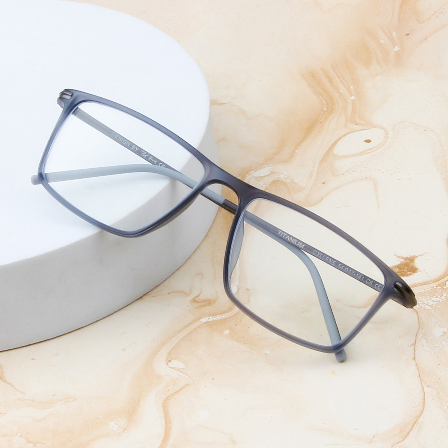 CYLLENE | UNISEX TITANIUM RECTANGLE COMPUTER GLASSES (IN 3 COLORS)