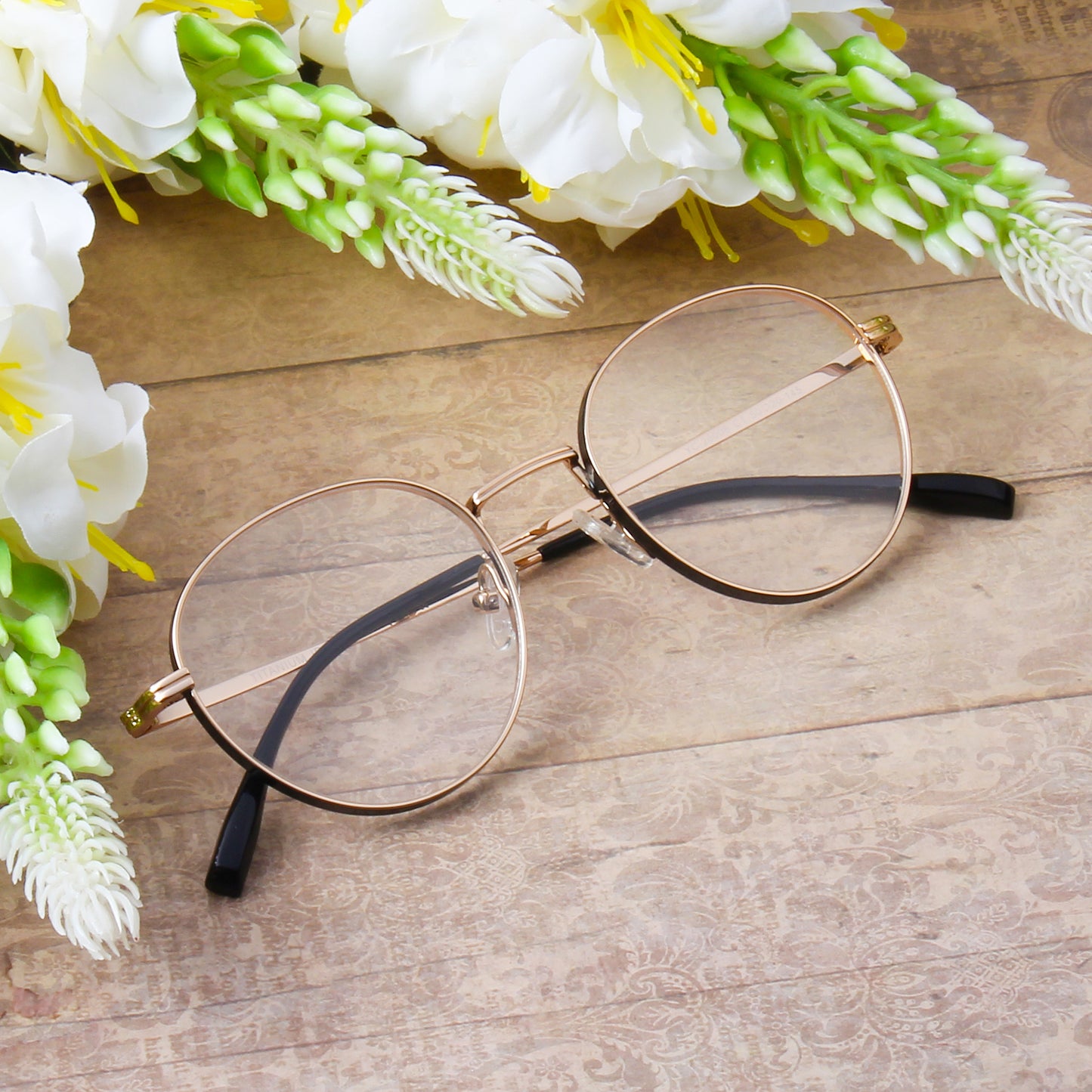 LANA | UNISEX TITANIUM OVAL COMPUTER GLASSES (IN 2 COLORS)