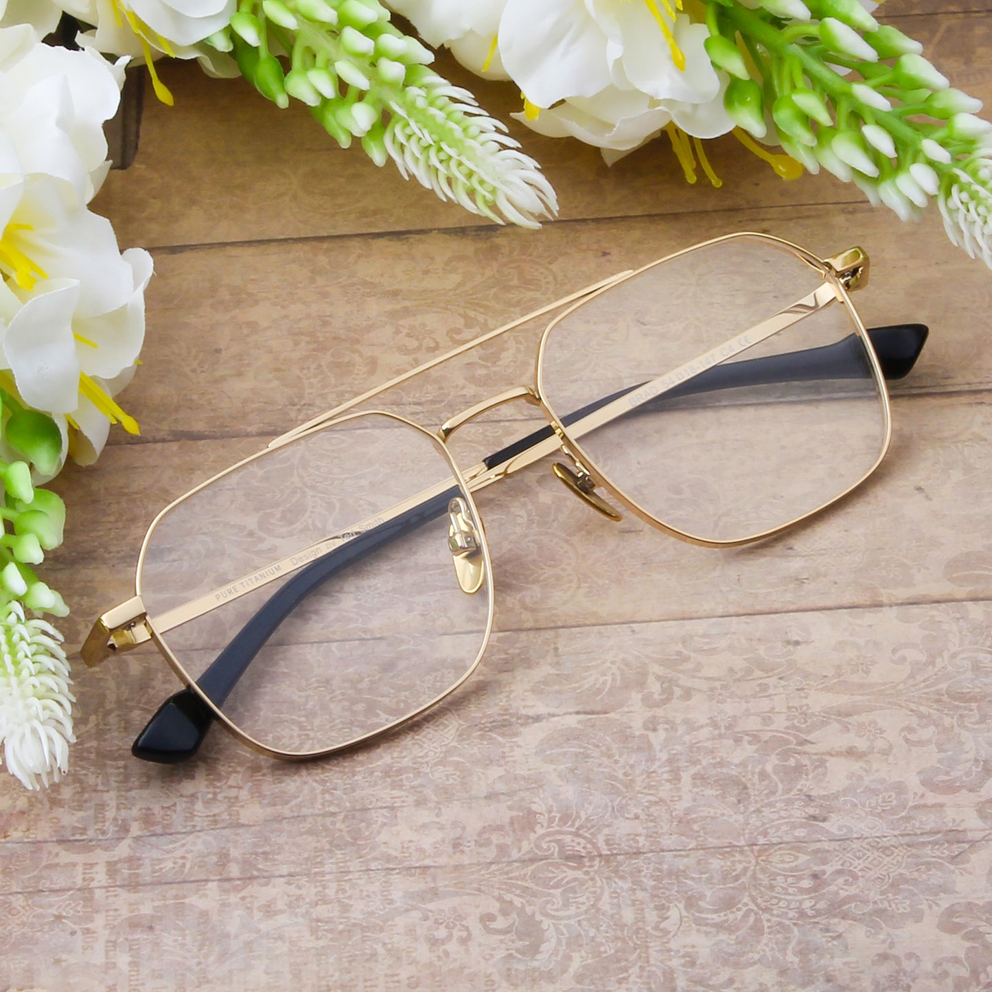 BRAD | UNISEX TITANIUM AVIATOR COMPUTER GLASSES (IN 5 COLORS)