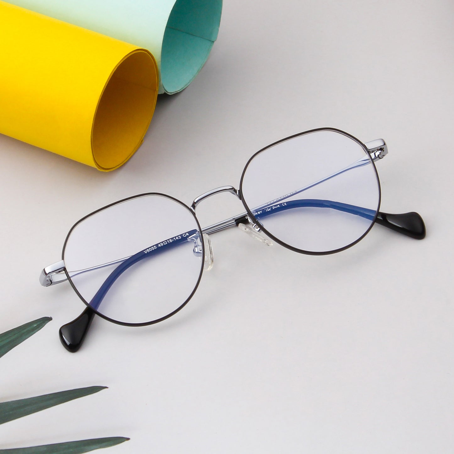 VIENNA | UNISEX TITANIUM ROUND COMPUTER GLASSES (IN 3 COLORS)