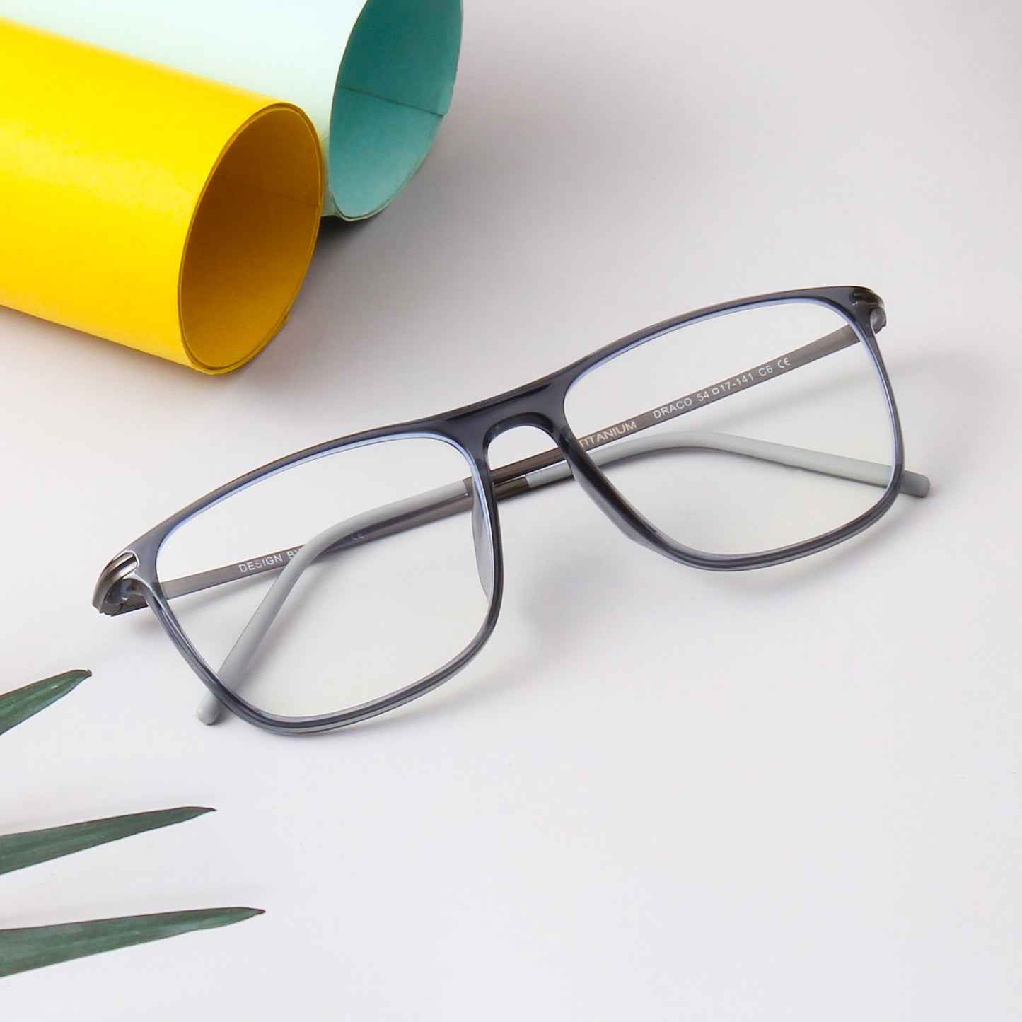 DRACO | UNISEX TITANIUM WAYFARER COMPUTER GLASSES (IN 3 COLORS)