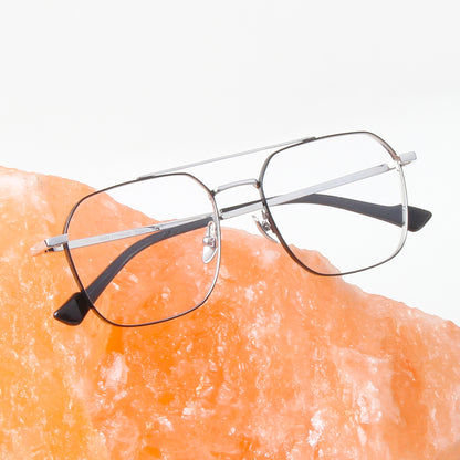 BRAD | UNISEX TITANIUM AVIATOR COMPUTER GLASSES (IN 5 COLORS)