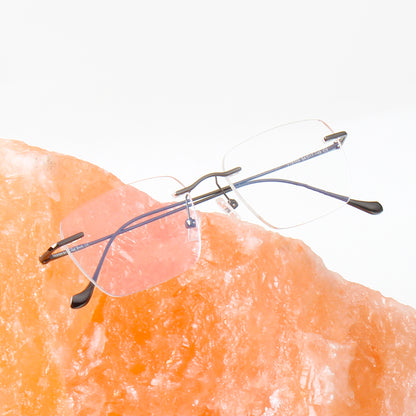 GORDON | UNISEX TITANIUM RECTANGLE FRAMES (IN 4 COLORS)
